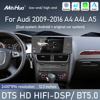 Meihua Prix de gros Accessoires automobiles Grand écran Lecteur DVD de voiture Radio stéréo Android pour Audi 2009-2016 A4 A4L A5