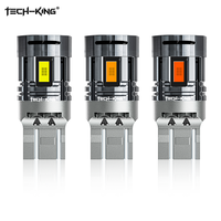 TECH-KING Ampoule LED de clignotant à haute vitesse avec ventilateur de refroidissement, puce 3570, 1157 1156 S25 LED Canbus pour voiture universelle