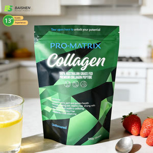 Sacchetto Personalizzato Richiudibile per Proteine da 200g 500g 1KG, Confezione per Integratori Proteici con Etichetta Privata - Product Image 2