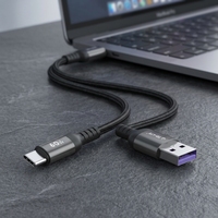 Kabel Data USB-C ke USB-C IMC07 Pengisian Cepat 60W 120W untuk Ponsel, Pengisian Daya Tinggi 1.2M