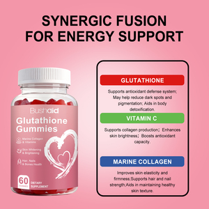 Gummies de glutathion Source Factory 60 pièces, <span class=keywords><strong>collagène</strong></span> <span class=keywords><strong>marin</strong></span>, vitamines, blanchiment et éclaircissement de la peau, cheveux, ongles, os, complément alimentaire - Product Image 4
