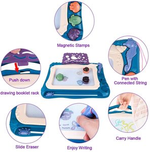 Lavagna Magnetica Colorata in Plastica ABS per Bambini, Giocattolo Educativo per <span class=keywords><strong>Disegno</strong></span> e Scrittura Magna-Doodle, Modello Union World UW1281444 - Product Image 4