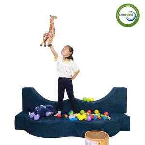 Sofá Infantil Plegable de Espuma, Silla de Descanso de Doble Uso, Colchoneta para <span class=keywords><strong>Niños</strong></span>, para Jugar, Dormir, Sala de Estar, Dormitorio, Habitación Infantil - Product Image 1