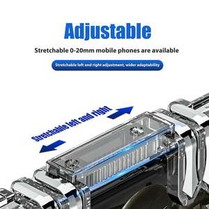 Controlador <span class=keywords><strong>de</strong></span> juego móvil Compatible con PUBG Sensitive Shoot Gamepad Trigger Aim Button Compatible con Android y <span class=keywords><strong>para</strong></span> <span class=keywords><strong>iPhone</strong></span> - Product Image 4