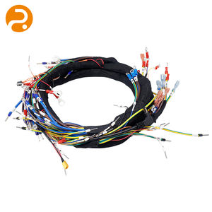 Adaptor Kabel <span class=keywords><strong>Harness</strong></span> Industri Kustom Konektor Aluminium Konduktor PVC Multi Terminal Multi Warna 100mm 12V Otomatisasi - Product Image 1