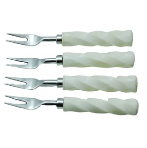 Indian Trending Product Brass Handle Steel Fork Cutlery / Flatware Set Cutlery Set Stainless Steel 304 Wholesale Customized Logo - Product Image 3