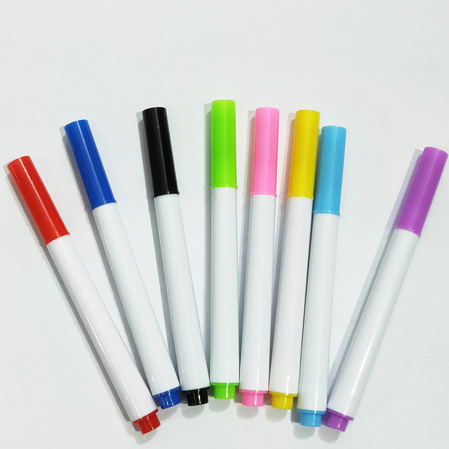 Kidsren's Water-Based Drawing Board Pen Easy Write Easy Erase Colorful Whiteboard Marker for Painting Writing Manufacturer Ready