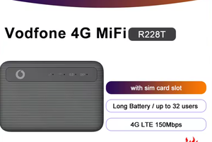 <span class=keywords><strong>Router</strong></span> WIFI Móvil <span class=keywords><strong>Vodafone</strong></span> R228T 150Mbps 4G LTE Hotspot Inalámbrico de Bolsillo Red Portátil - Product Image 6