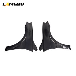 Guardabarros de fibra de carbono para Volkswagen <span class=keywords><strong>Golf</strong></span> <span class=keywords><strong>7</strong></span> MK7 GTI, pieza de modificación de coche Langyu - Product Image 2