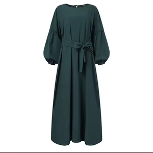 Custom Traditional Muslim Clothing Set Knitted Women Cardigan Sweater Open Abaya Islamic <b>Dress</b> <b>Eid</b> Muslim - Product Image 4
