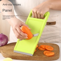 Vegetarische Multifunctionele Groentesnijder Garlice Slicer Tomaat Aardappel Groentesnijder Hand Groentesnijder