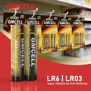 Pilas Alcalinas OEM Lr6 AA 1.5V, Paquete de 4 en Blíster, Pilas LR03 AAA para Supermercados y Tiendas de Conveniencia - Product Image 1