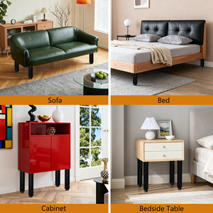 Moderne woonkamer metalen meubelpoten vierkante bureautafel meubelpoten stabiel frame kast bank tafelpoten - Product Image 5