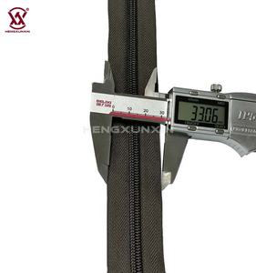 5 # cremallera personalizada Nylon largo llevar bolsa rollo cremallera para bolsa de deporte mochila cremallera rollos negro cadena larga cremalleras de nailon - Product Image 5