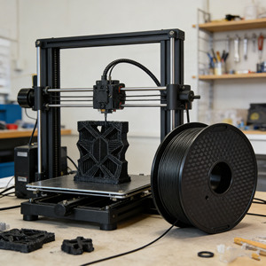 Filaments d'impression 3D HIPS de haute qualité 1,75 mm 1 kg, noirs, <span class=keywords><strong>PLA</strong></span>, <span class=keywords><strong>ABS</strong></span>, PETG, TPU, HIPS, plastiques importés, matériaux d'impression 3D - Product Image 5