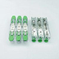 Bloc de jonction rapide pour câbles électriques 1, 2 ou 3 broches, compact, mini, à levier, avec connecteur à écrou - Distributeur agréé