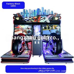 Grande machine de jeu d'arcade de course de moto, équipement de divertissement à monnayeur avec simulation d'anime pour adultes et enfants - Product Image 3