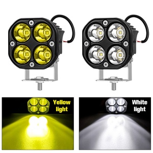 Barre lumineuse LED 4x4, projecteurs LED 3 pouces, éclairage tout-terrain 12V 24V, projecteur blanc jaune, lampe de travail, lampe antibrouillard, lampe de conduite - Product Image 2