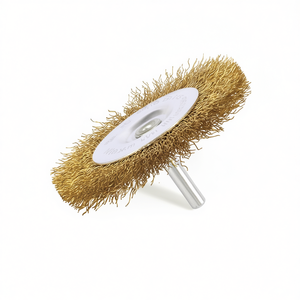 Brosse à disque industrielle TTAKE 100x15mm en acier inoxydable avec tige pour le polissage des métaux - Product Image 2