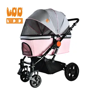 Beste hond wandelwagen 3 in een huisdier wandelwagen buggy groothandel hond kinderwagens