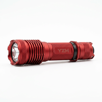 Boîtier de lampe torche en aluminium anodisé dur, usiné CNC, en aluminium 6061, avec traitement de surface moleté