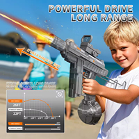 Pistolet à eau électrique automatique modèle Uzi en plastique, tendance été 2026, pour enfants, jeux de plage et de piscine en extérieur, jouet tendance