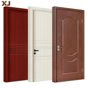 メラミンMDFウッドドア寝室用ホテルルームヴィラインテリア防水プレハングモダンデザイン価格 - Product Image 6