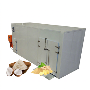 Séchoir industriel à air chaud pour aliments et légumes Type de courroie Déshydrateur continu haute capacité Acier inoxydable - Product Image 1