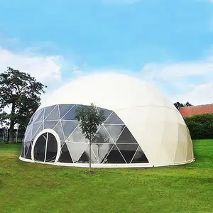 Factory price custom structured Tents camping dome tent geodomes geodesic glamping tents for luxury hotel