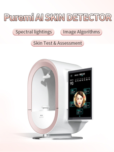 Analyseur de peau numérique 3D AI professionnel, <span class=keywords><strong>scanner</strong></span> facial Magic Mirror, machine d'analyse d'imagerie à 8 spectres - Product Image 2
