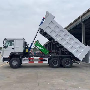 HOWO 二手 8x4 欧洲 <span class=keywords><strong>3</strong></span>/欧洲 5 标准 351-450 马力重型自卸车 20-25 吨负载能力 耐用底盘 适合崎岖矿山道路 - Product Image 2