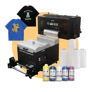 tshirt printing machine digital for dtf printer xp600 with epson xp600 printer high quality 33cm maximum