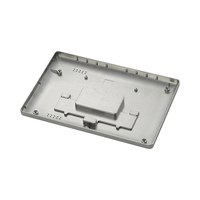 Cadre d'appareil électronique en alliage d'aluminium usiné CNC Ebriway avec caractéristiques de montage intégrées, surface anodisée, forgé