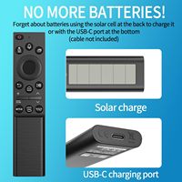 Control Remoto Solar BN59-01357F de Repuesto para Samsung Frame Smart TV con Celda Solar Recargable