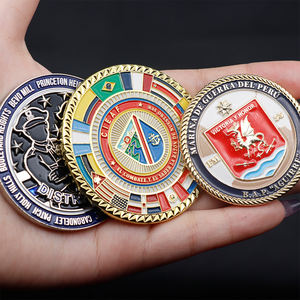 Moneda de recuerdo personalizada de metal esmaltado (suave o duro) para regalo, con temática de desafío y recuperación, venta al por mayor - Product Image 2