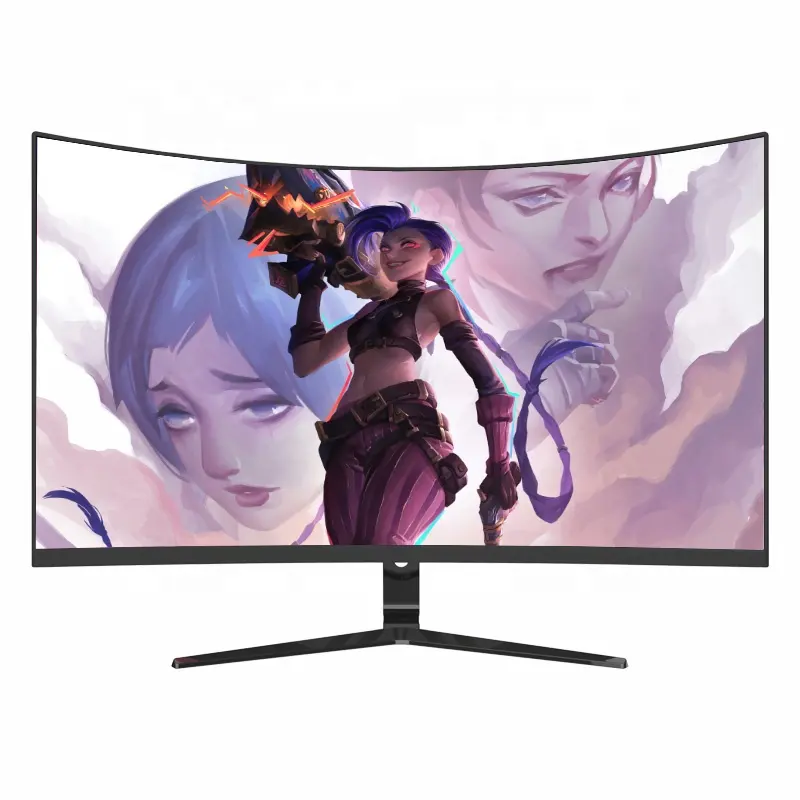 23.8/ 24 inch frameless curved PC monitor Wide color gamut popular screen Gaming Monitor 1080P