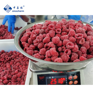 Sinocharm BRC một nhà cung cấp chuyên nghiệp được phê duyệt iqf đông lạnh 90% toàn bộ mâm xôi hoang dã 90/10 iqf mâm xôi - Product Image 6