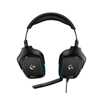 Auriculares para Juegos Logitech G431 con Sonido Envolvente 7.1, Controlador de 50 mm, Micrófono con Función de Silencio, DTS Headphone X 2.0 para PC, PS4, Xbox One, Switch