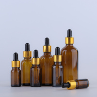 Flacon compte-gouttes en verre ambré premium vide de 5 ml, 10 ml, 30 ml pour huiles essentielles, cosmétiques, sérum de soin de la peau, huile corporelle avec bouchon compte-gouttes