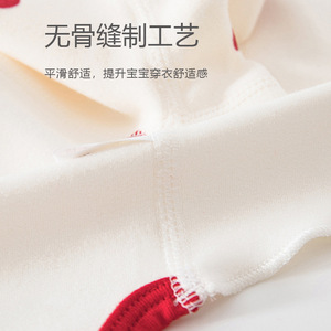Baby Cotton <b>Tops</b> 0-3 Months Unisex Red White <b>Strawberry</b> Print Spring Autumn Wear - Product Image 3