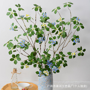 Fleur de lotus artificielle Laixing à longue tige, fleur en soie imperméable, décoration intérieure, décoration de sol pour salon - Product Image 2