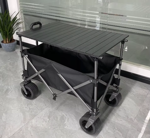 Customizable Cart OEM Extended Table Adjustable Height Foldable Sunshade Metal Four-Wheel 198.4kg Load Capacity Outdoor Use - Product Image 6