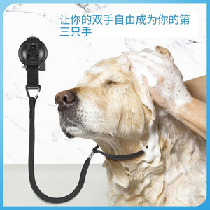 Corde de retenue pour bain d'animaux avec ventouse pour table de toilettage pour chien, anti-rayures, bleu et noir, petite et grande taille - Product Image 5