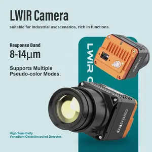 LWIR Thermal 15mm 25mm Linux GigE Interface 640x512 Resolution MWIR Hyperspectral Night Vision Machine Vision Camera