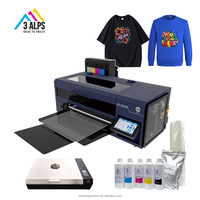 Impresora DTF 3ALPS A3 Xp600 - Nuevo Diseño con Cortador, Tecnología de Transferencia Directa de Película para Camisetas, 1 Año de Garantía