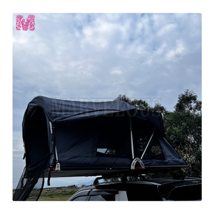 Soft Shell Car Rooftop Tent 1-2 personas Car Rooftop Tent <span class=keywords><strong>con</strong></span> 2 ventanas Tiendas de campaña Camping al aire libre - Product Image 2