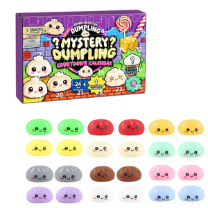 Nuevo Producto Caliente: Calendario de Adviento Misterioso de Dumplings, Caja Sorpresa con Juguete Estrujable, Caja de Regalo para Alivio del Estrés en Adultos, Juguete Rebotador Chusx - Product Image 4