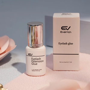 低MOQカスタム高速乾燥強力偽まつげエクステンション接着剤接着剤保持5-7週間低臭いラッシュまつげエクステンション接着剤 - Product Image 1