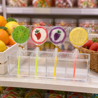 Bonbons Halal, aromatisés aux fruits, sucettes artisanales lumineuses, bonbons durs, décorations enrobées de bonbons, collations pour la Journée des enfants