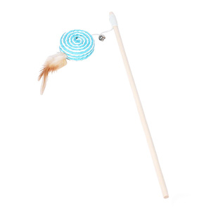 Cat toy wooden stick cat teaser, cat toy, cat self-entertainment and entertainment, with bell, <b>bite</b>-resistant, suitable for - Product Image 2